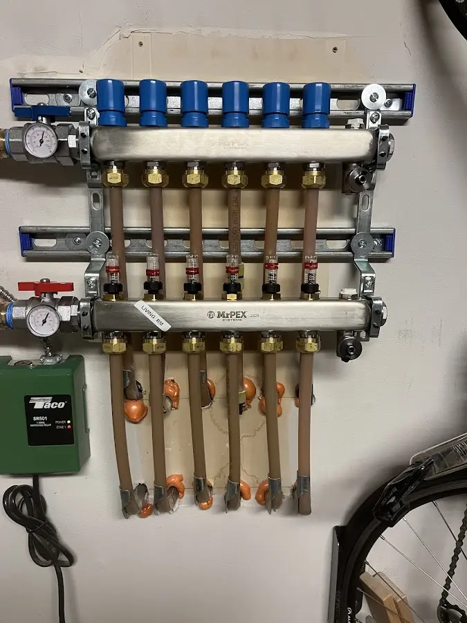 Plumber performing Leak Detection at a residential property in Covington